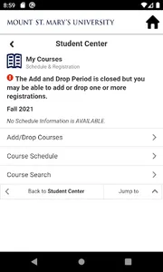 MyMount - Mount St. Mary’s Uni screenshot 2