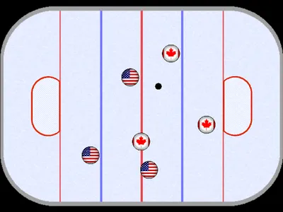 Finger Ice Hockey screenshot 0