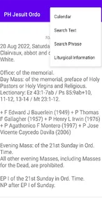PH Jesuit Ordo screenshot 1