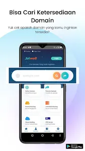 JetweB - Cari Domain, Web Host screenshot 1