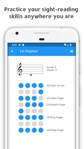 Violin Fingerboard Trainer screenshot 1