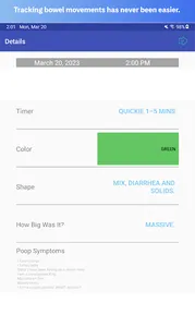 Poop Diary Tracker Lite screenshot 10