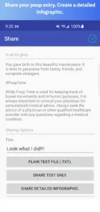 Poop Diary Tracker Lite screenshot 3