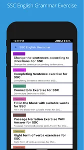 SSC English Grammar: Exercise screenshot 3