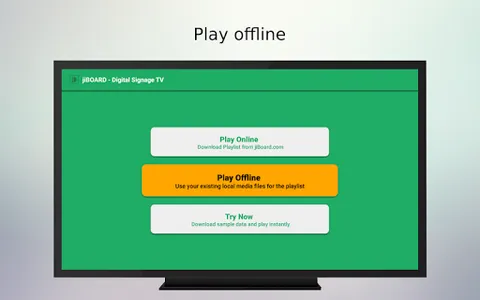 jiBOARD - Digital Signage TV screenshot 2