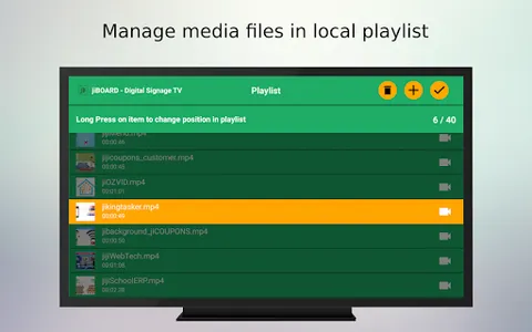 jiBOARD - Digital Signage TV screenshot 6