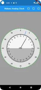 Wakaru Analog Clock screenshot 1