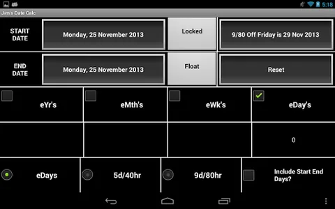 Jim's Date Calculator screenshot 9