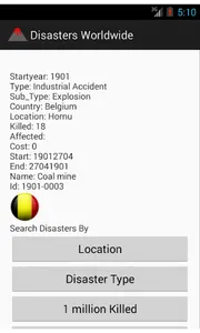 Disasters Worldwide screenshot 1