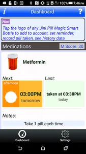 Jini Health App, Pill Reminder screenshot 1