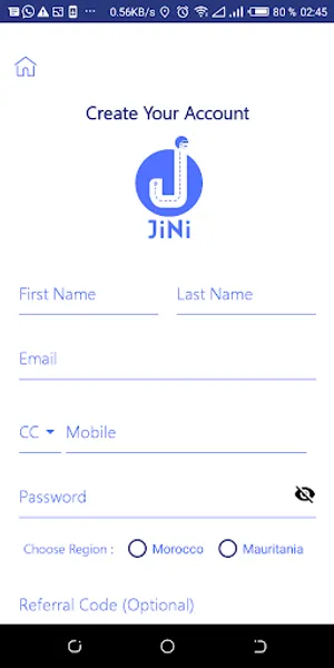 Jini Client screenshot 1