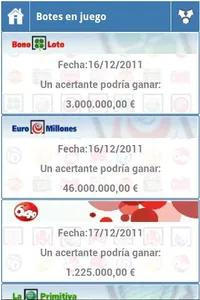 Resultados Loterias y Apuestas screenshot 1