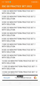 SSC GD PRACTICE SET 2024 screenshot 0