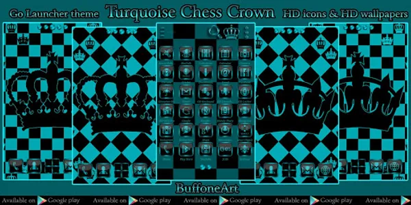 Turquoise Chess Crown GoLocker screenshot 2