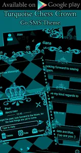 Turquoise Chess Crown GoLocker screenshot 4