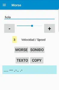MorseCode screenshot 2