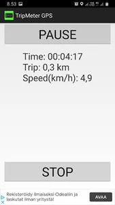 TripMeter GPS screenshot 3