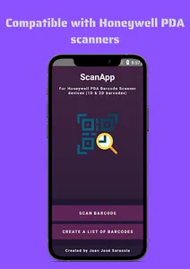 ScanApp QR: for Honeywell PDA  screenshot 0