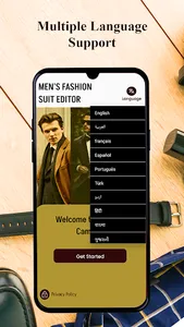 Men Fashion Suit Photo Editor screenshot 1