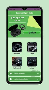 jlab epic air sport guide screenshot 0