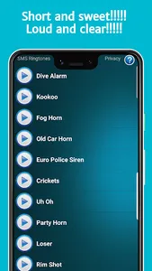 SMS Ringtones screenshot 0