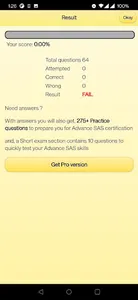 Advance SAS Practice Exam Lite screenshot 2