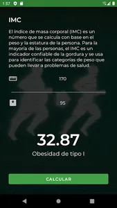 Calculadora IMC screenshot 1