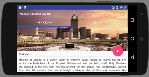 Makkah & Madina Live HD screenshot 4
