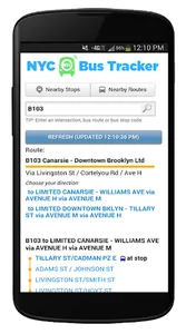 NYC Mta Bus Tracker screenshot 1