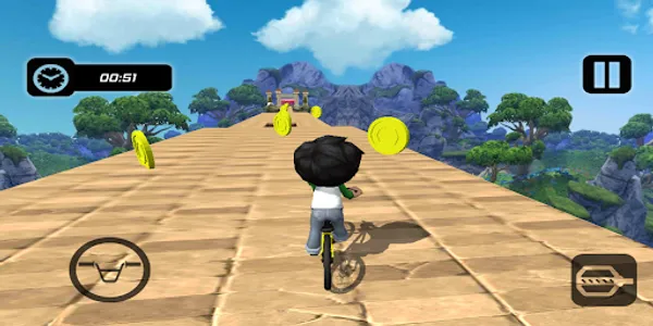 Kids bicycle racing screenshot 10