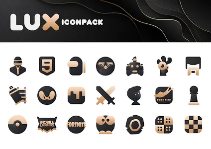 Gold IconPack : LuXGold screenshot 4