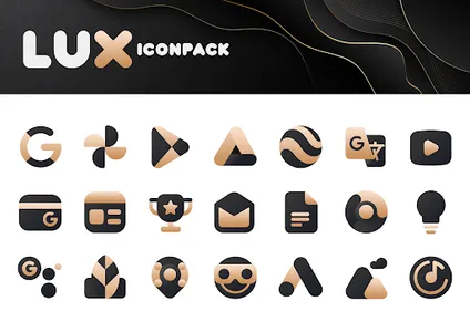 Gold IconPack : LuXGold screenshot 5