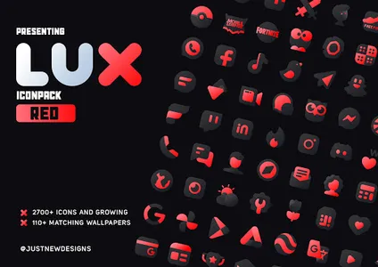 Red IconPack : LuXRed screenshot 6