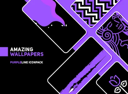 PurpleLine Icon Pack : LineX screenshot 5