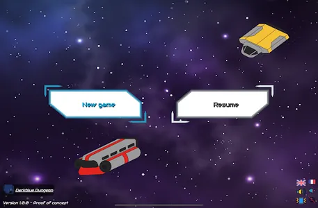 Comic Space Game screenshot 3