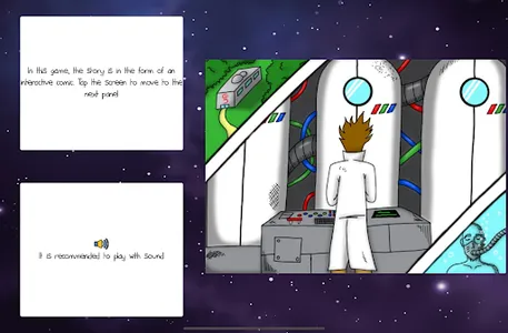 Comic Space Game screenshot 4