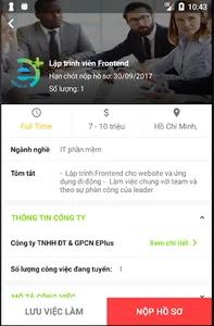 Job App - Việc làm trong tầm t screenshot 1