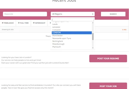 Jobs in London for all screenshot 1