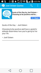 Joel Osteen Quote of the Day screenshot 9