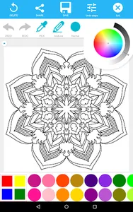 Mandala coloring book screenshot 10