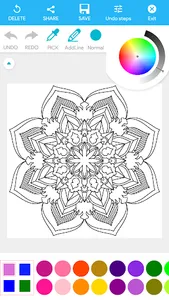 Mandala coloring book screenshot 5