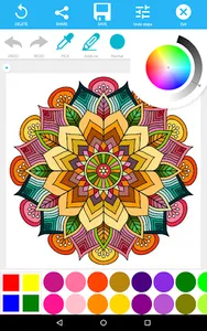 Mandala coloring book screenshot 8