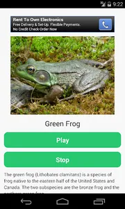 Frog Calls screenshot 1