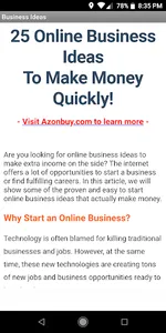 Online Business Ideas for Begi screenshot 0