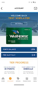 WarHorse Casino screenshot 1