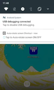 Auto-rotate Screen ON / OFF sh screenshot 1