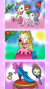 Princess coloring pages book screenshot 15