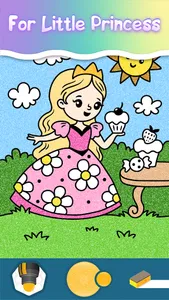 Princess coloring pages book screenshot 8