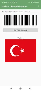 Made in - Barcode Scanner screenshot 1