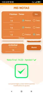 Calcula Notas San Luis screenshot 3
